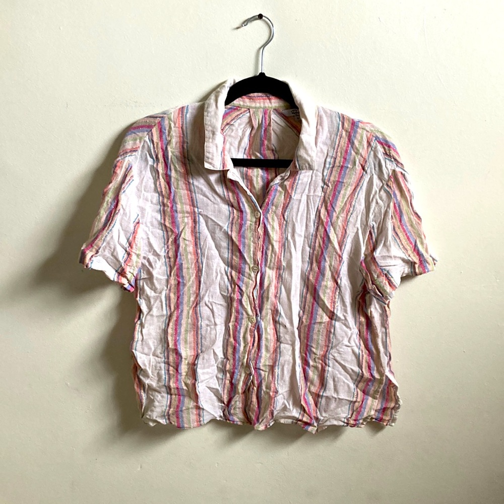 Rails Charli Light Linen Woman’s Button Down